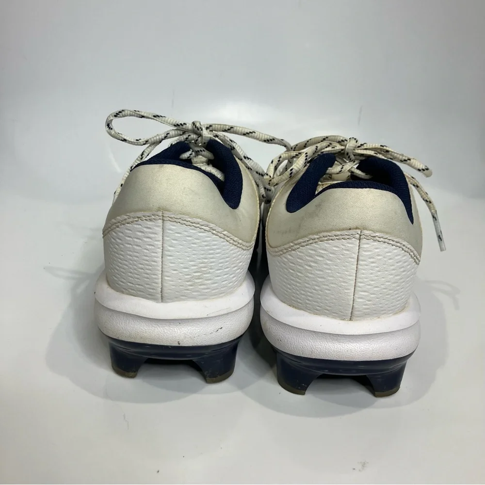 Nike hyperdiamond 4 Pro MCS softball cleats white women's‎ size 9.5 athletic